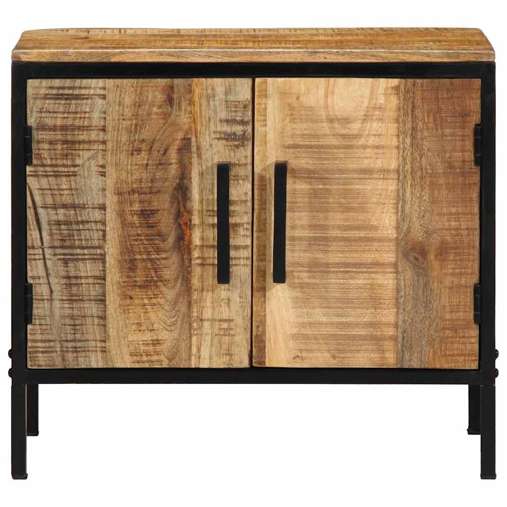 Nightstand Set of 2 Brown and Black 50 x 30 x 45 cm