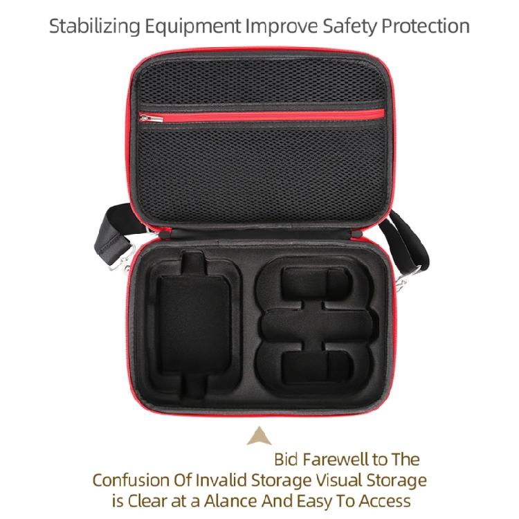 Multiple Accessory Storage Bag for Drones Fly More Combo, Portable and Protective PU Material