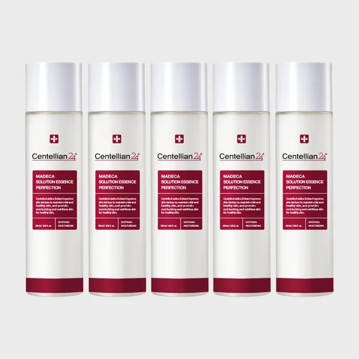 CENTELLIAN24 Madeca Solution Essence Perfection 120ml 5ea Skin Barrier Moisturizing Soothing Protection Centella Asiatica Extract TECA Moisture