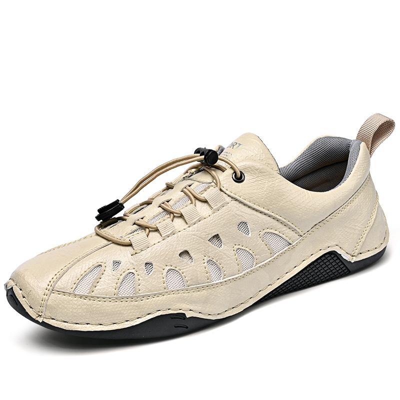 Fashion Breathable Male Casual Shoes Comfortable Men's Sneakers Anti-slip Lace-up Running Shoes Leisure Walk Trainers Treking Footwear