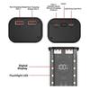 4X21700 Support DIY Power Bank Case LED Display Screen Power Bank Shell  Outdoor Charging