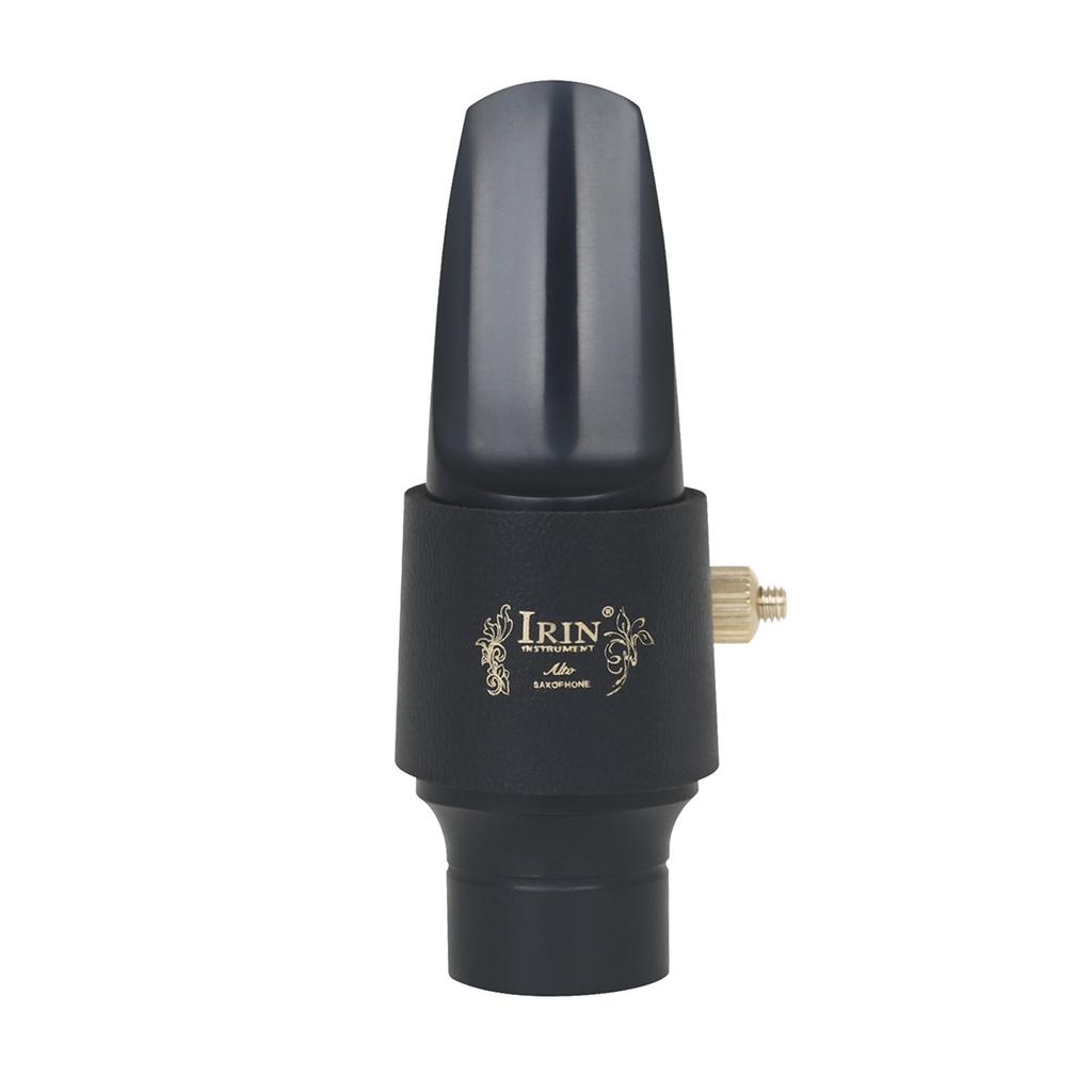 IRIN Alto Saxophone Mouthpiece Set Ligature Clip Flute Head Cap for Alto Saxophone Mouthpiece Pro Woodwind Instrument Accessory