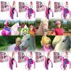 Realistic Movable Horse Saddle Model Set With Detachable Farm Stable Toys For Kids