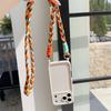 Crossbody Cord Rope Lanyard Necklace Case For 17 16 14 11 12 13 15 Pro Max Plus Air XS XR Shockproof Soft Silicone Cover