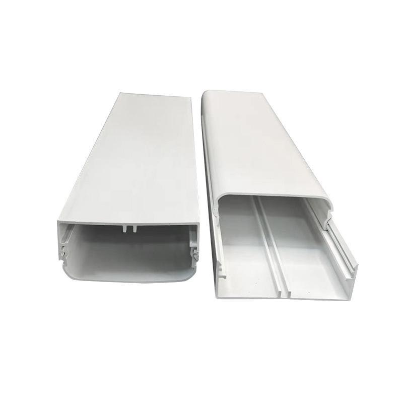 PVC Kanál pro radiátorové potrubí: Nástěnný vodorovný koleno pro ochranu potrubí horké vody