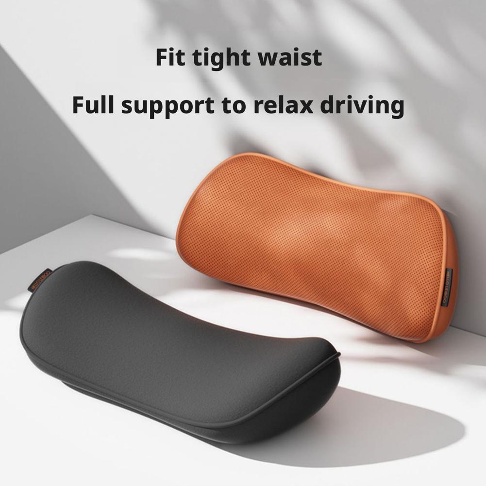 Car Seat Lumbar Support Waist Pillow Breathable Ergonomic Back Cushion Non Slip Lower Back Protection For Long Driving Office