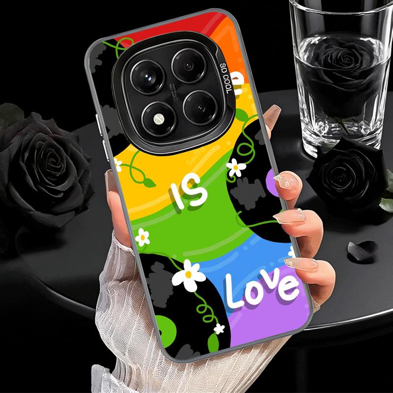 LGBT Rainbow Love Is Love Soft Phone Case for Xiaomi Redmi Note 13 14 15 Pro Plus 12S 12 11S 11 11T 10S 10 Shockproof Cover Back