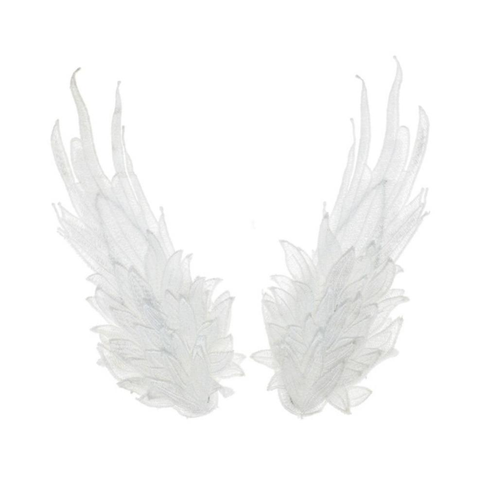 Sweet Feather Embroidery Edge Clip Cosplay Wings Hairpin Harajuku Lolita Hair Clip  Women