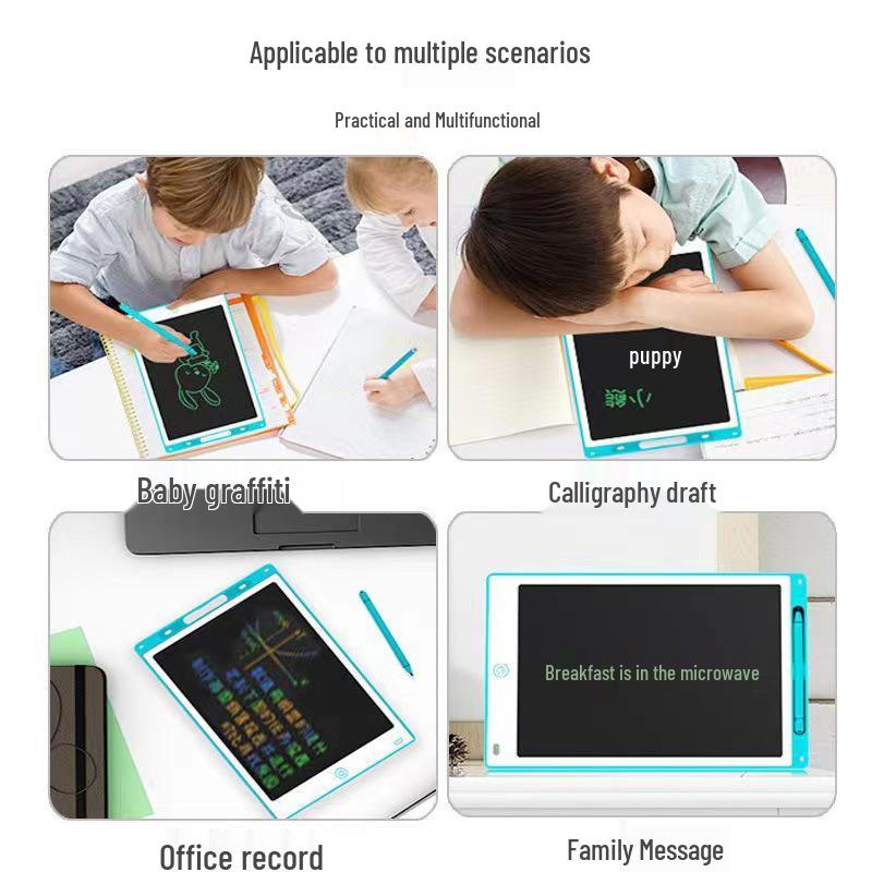 Children's LCD Writing & Drawing Board: 8.5-16 inch, Landscape & Portrait, Magnetic Doodle Pad