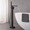 TLXT Bathroom Square Waterfall Floor-Standing Bathtub Faucet