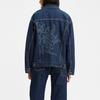 Levis Loose Casual Long Sleeve Denim Jacket Women Jackets Denim-Blue 84757-0002