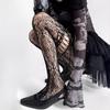Spring/Summer Hollow Lace Bow Tie Mesh Pantyhose, Y2K Style Tights, Japanese Retro Drawstring Mesh Pants
