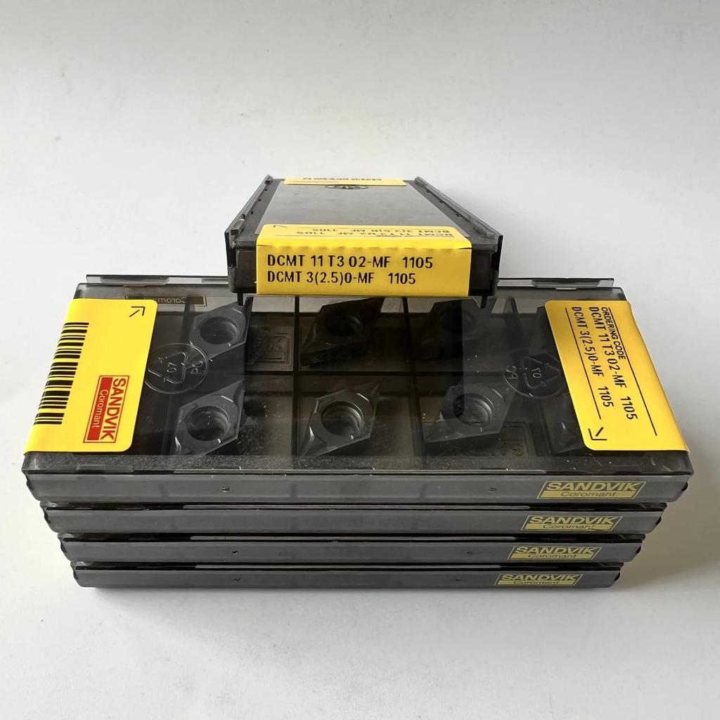 Original Sandvik / DCMT11T302-MF 1105 /CNC Lathe Carbide Blade Tool 10 Pcs