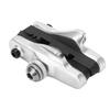 2 Pcs Mi.xim Brake Rubber Block Drawer Type Aluminium Alloy Bike Brake Pads Lower Noise Anti Friction Silver