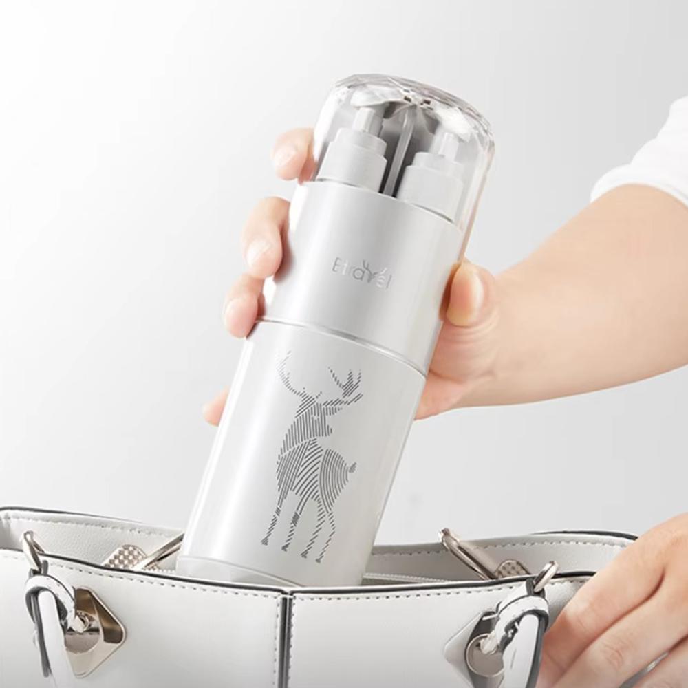 Plastic Shampoo Storage Bottle Portable Toothbrush Organizer Box Durable Travel Cup  Camping