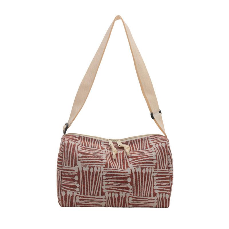 Stilvolle Canvas-Umhängetasche mit großer Kapazität für Damen in mehreren Farben, ideal für den täglichen Gebrauch