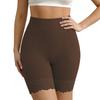 Women's Lace Underwear, High Waisted Seamless Safety Pants, Non Rolled Edge Flat Corner Bottom Safety Pants
