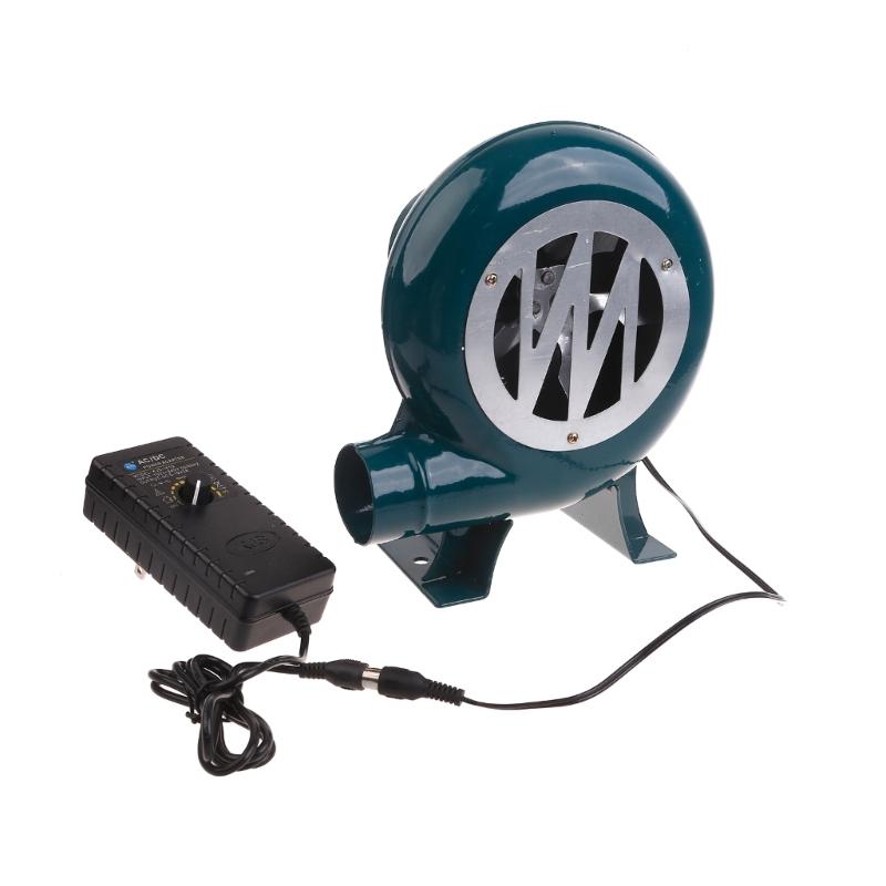 12V 80W/100W BBQ Blower Adjustable Speed Portable Charcoal Chimney Starter Multi-Function Stove Home Air Blower