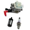 Carburateur de remplacement pour FS56RC FS70C FS70R FS70RC 4144 120 0608 Convient pour Coupe-bordures Débroussailleuse FS40 FS50 FS56 KM56 FC56 FC70 Series