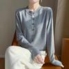A New Gentle and Laid-back  Top for Women In Early Spring with A Knitted Base Cardigan
