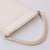 Natural Cotton Linen Loofah Back Scrubber - Exfoliating Bath Brush