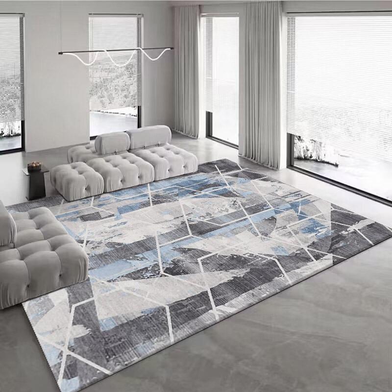 Fashionable and high-end carpet, living room sofa and coffee table carpet, light luxury Nordic minimalist carpet