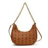 Women's bag new shoulder messenger women's bag fashionable versatile small square bag bear crescent bag