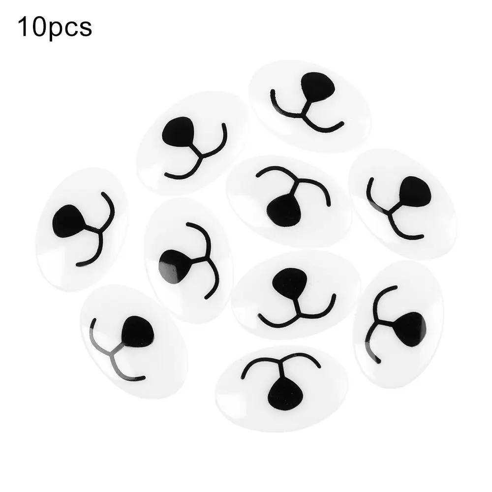 10pcs Kawaii Doll Eyes Cartoon Safety Eyes Nose DIY Cute Bear Mouth DIY Dog Animal Puppet Nose Doll Accessories