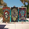 G-Grateful D-Dead Band Große Mikrofaser Strandtücher Schnelltrocknendes Handtuch Sand Strandtücher Poolhandtuch Für Reisen Schwimmbad Yoga
