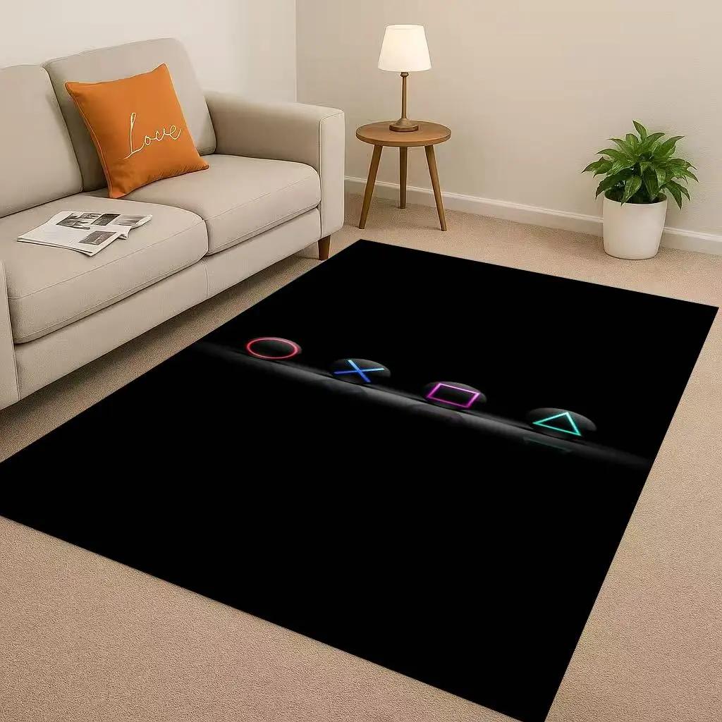 

Classic Game Zone Sign Gamer Controller Living Room Non-Slip Area Rug Carpet for Bedroom Kids Playroom Sofa Home Decor Doormat 40x60cm