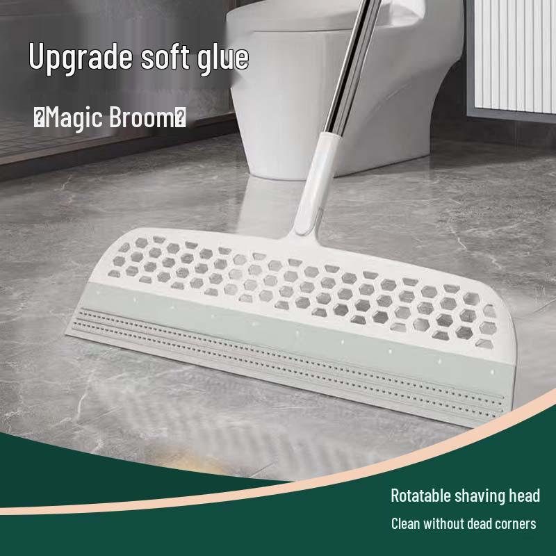 Silicone Magic Broom Mop: Household & Bathroom Water Wiper Artifact