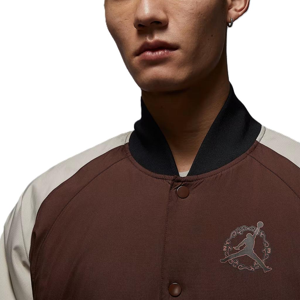 Jordan Sport Year Of The Horse Limited Edition Cny New Year Warm Baseball Collar Long Sleeve Cotton Jacket Men jackets IQ3966216