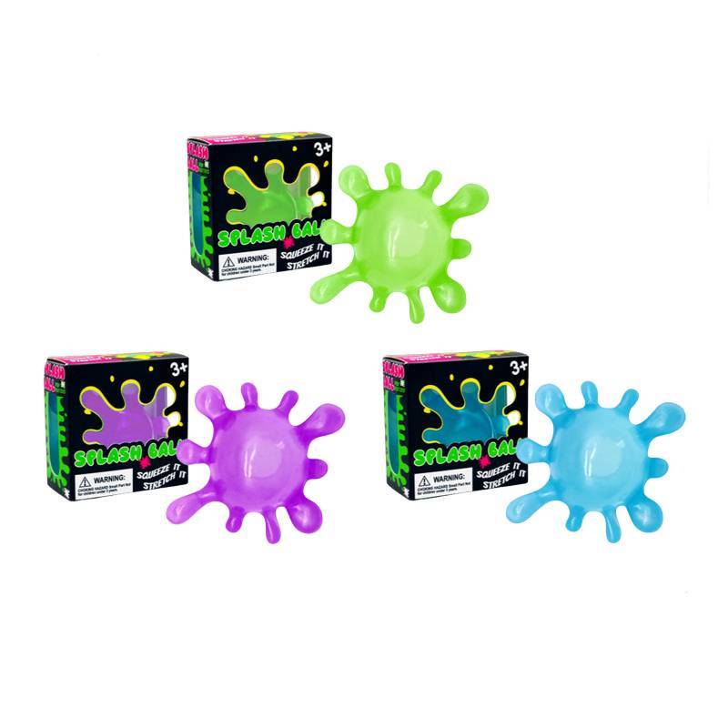 Stress Relief Toy Water Splash Shape Soft Rebound Portable For Kids