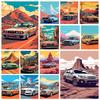 Барвисті Машинки Алмазна Вишивка Новинка 2026 Улюблені Іграшки Хлопчиків Повна Мозаїка зі Стразів Вишивка Набір для Вишивання Хрестиком Домашній Декор