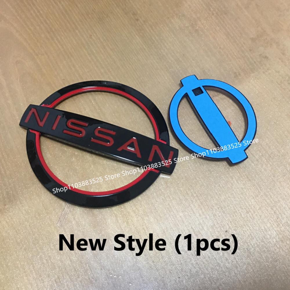 New Style Front Emblem Badge Rear Trunk Badge for Nissan Sentra Qashqai Versa Altima Rogue Sport Nismo GTR Almera Xterra Badge
