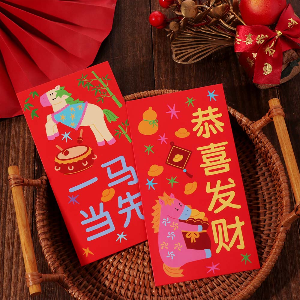 Chinese Style Red Packet Traditional Gift Envelopes Lucky Money Envelopes  Spring Festival