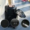 Carrying Case Rolling Speaker Bag for Wireless Speaker Foldable Storage Bag Multi Pocket Protective Case with Wheel