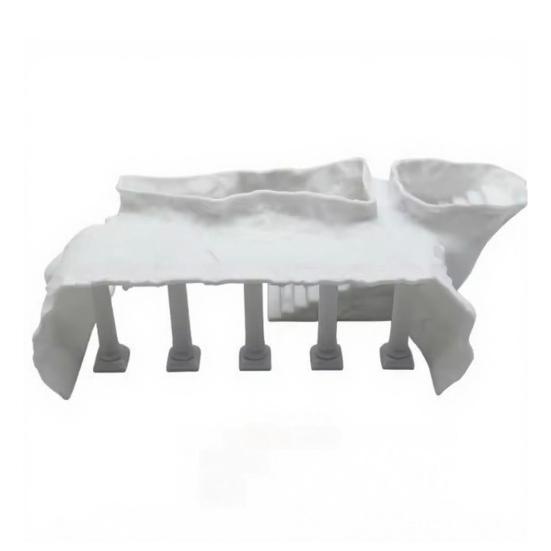 

Aquarium Cave Tunnel Roman Column under Gravel Tunnel Fish Tank Hideaway Small Fish And Shrimp Hideout with Viewing Ports for Betta Shrimp Corydoras S