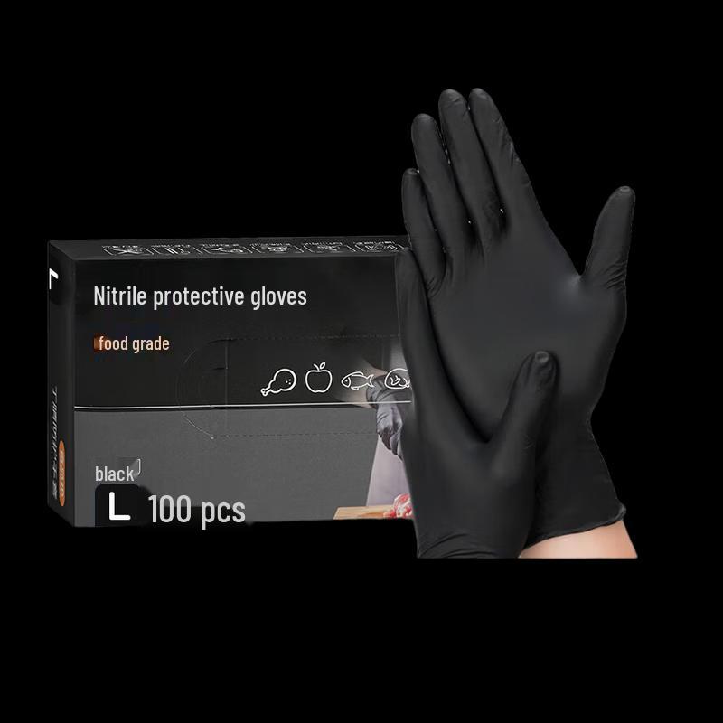 NHZHIW Disposable Food-Grade Nitrile Gloves