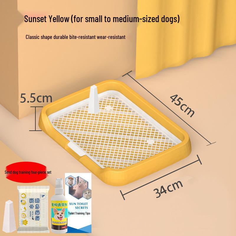 Flat Dog Toilet Urine Tray for Small To Medium Dogs – Ideal Pet Poop Solution