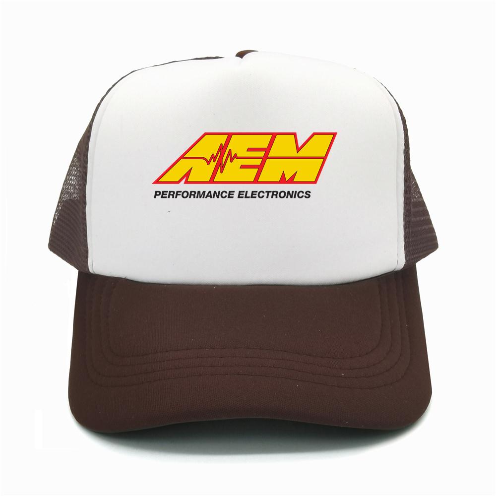 Aem Performance Electronics Trucker Cap Men Aem Hat Baseball Cap Unisex Outdoor Mesh Net Caps MZ-619