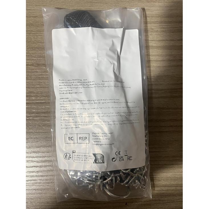 Heavy Duty Metal Dog Leash, 6 FT Chew Proof Pet Leash Chain with Soft Padded Handle for Large & Medium Size Dogs (6 FTx3 mm (30-120 lbs))