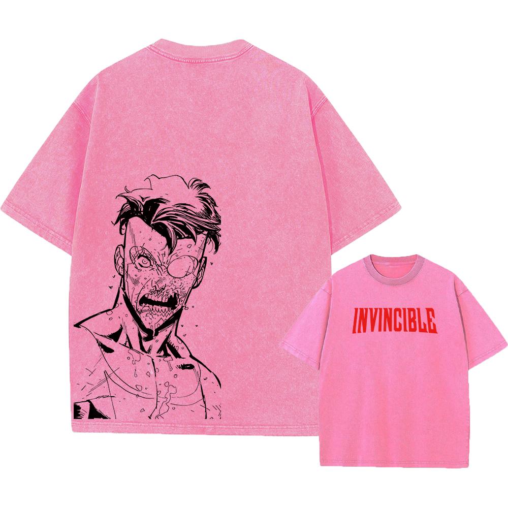 

Аниме Непобедимый Выстиранные Футболки Мужские Винтажная Футболка Харадзюку Оверсайз Хлопковая Футболка Хлопок Мода Уличная Одежда Топ 3XL