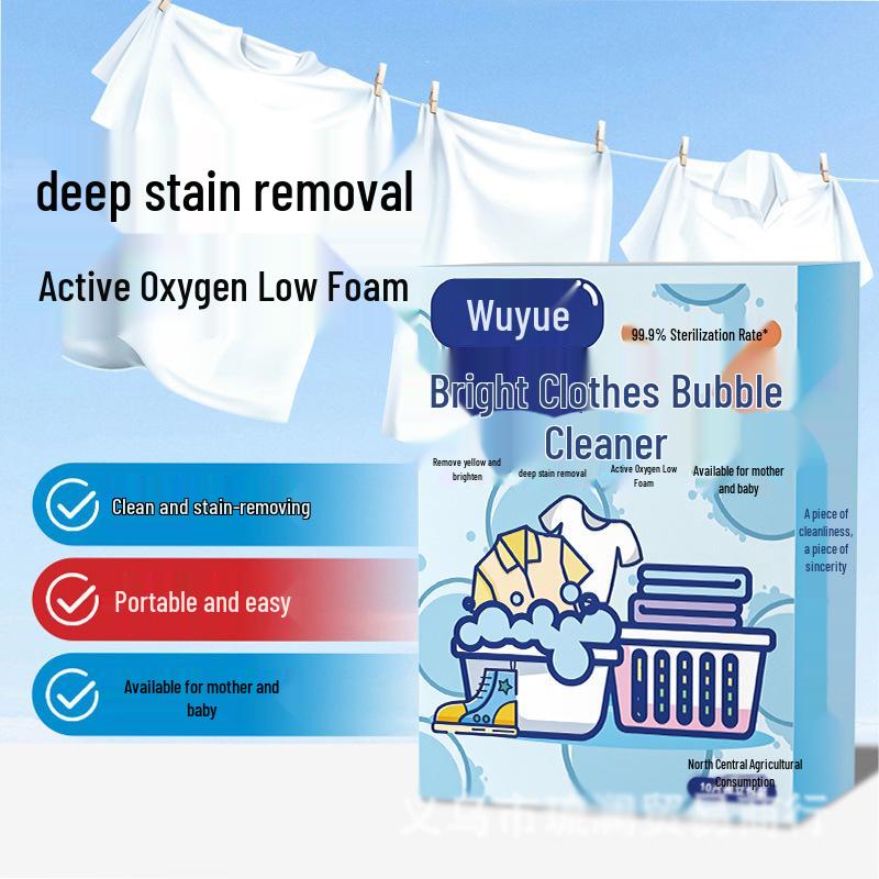 Newcomer Special: Bright Clothes Stain Removal Tablets - Whitens & Removes Yellowing Stains
