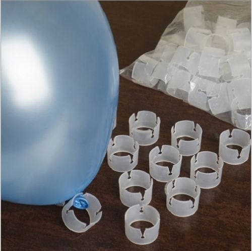 50Pcs Plastic Balloon Arch Connectors Clip Buckles for DIY Balloon Flowers Columns and Party Decorations Wedding Celebration