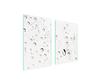 PLAQUE DE PROTECTION EN VERRE POUR CUISINE 65x52 GOUTTES