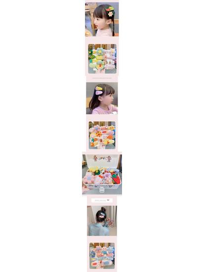 Autumn/Winter 2025 Lambswool Plush Hair Clip: Cute BB Clip Headwear for Women & Children