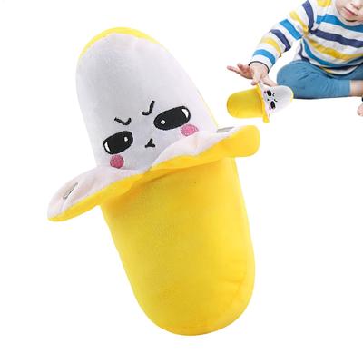 Banane Spielzeug Berührungssensor Interaktives Klavier Soundpuppe Plüsch Musikalisches Klavier Falsche Banane für Kinder Kleinkinder Geburtstagsparty Sofa