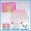 Azulejos de Mahjong Domésticos 24mm Esfregados à Mão Verde Azul Rosa Jogo de Mahjong para Adultos Conjunto Completo 144 Peças Cartas de Mahjong Desenho Animado Presente para Amigo