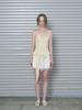 RAMEE Strap Point Satin Pants (Cream Color)